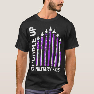 Purple up for military kids toddler women boysPurp T-Shirt