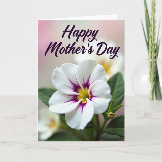 Purple Vein Mothers Day Card (Front)