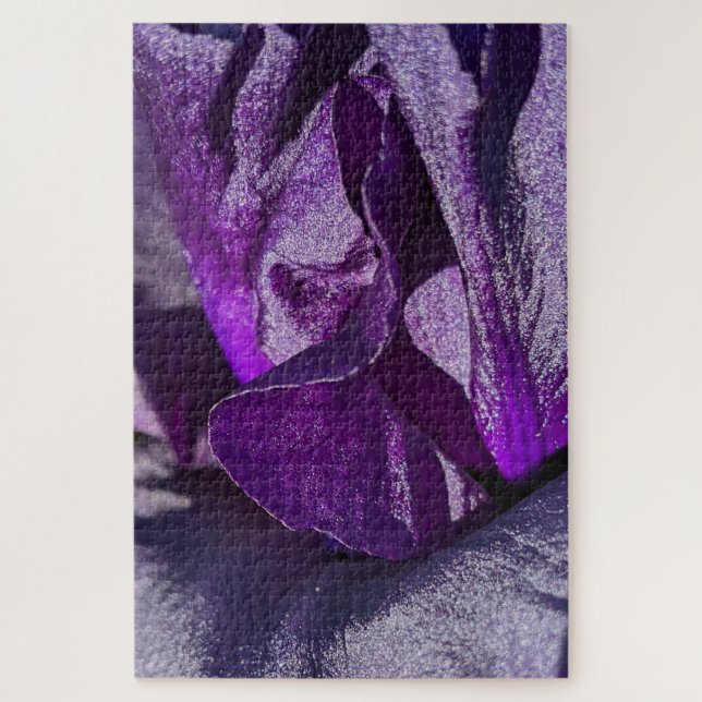 Purple Velvet Iris Jigsaw Puzzle (Vertical)