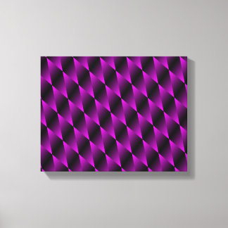 Purple Velvet Psychedelic Art Canvas Print