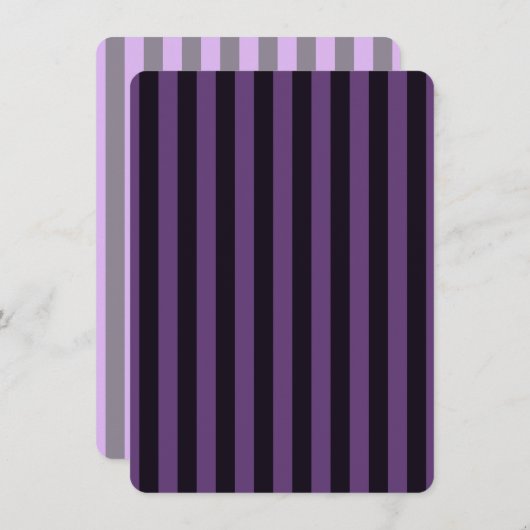Purple Vertical Stripes Customize This! (Front/Back)