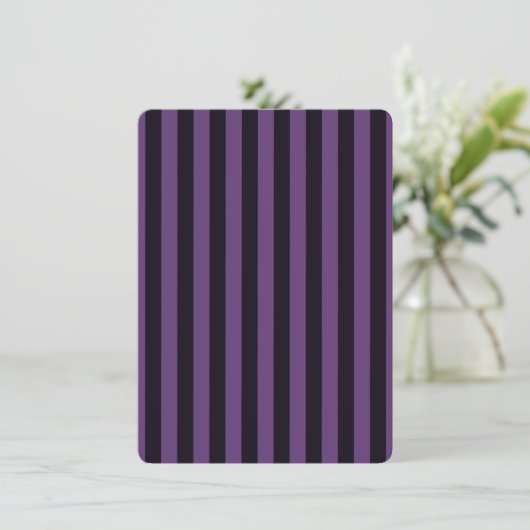 Purple Vertical Stripes Customize This! (Standing Front)