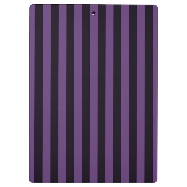Purple Vertical Stripes Customize This! Clipboard (Back)