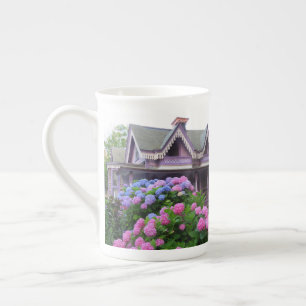 Purple Victorian Cottage - Martha's Vineyard Bone China Mug