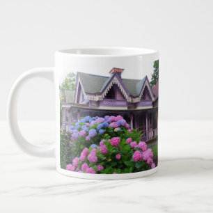 Purple Victorian Cottage - Martha's Vineyard Giant Coffee Mug