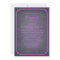 Purple Vintage Chalkboard Wedding Invitations