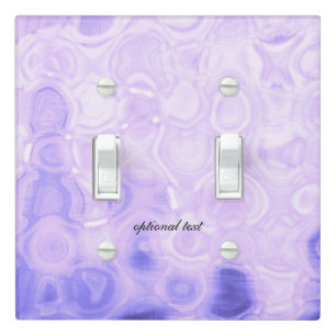 Purple Vintage Retro Glamour Fashion Circle Art Light Switch Cover