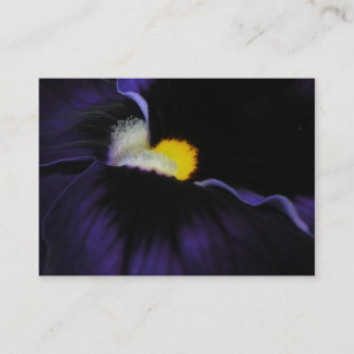 Purple Viola Macro ATC 1 Business Card