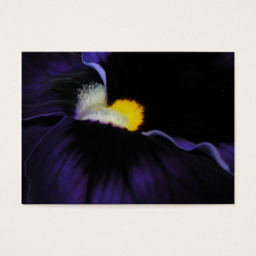 Customizable Purple Viola Macro ATC 2 Business Card