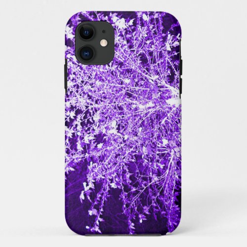 Purple Violet Abstract Tree Branches iPhone 5 Case