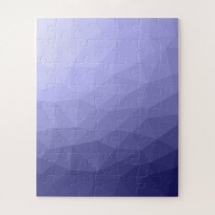 Purple violet blue mesh ombre geometric pattern jigsaw puzzle