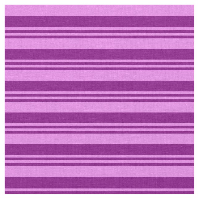 Purple & Violet Colored Lines Fabric (Close Up)