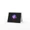 Purple Violet Eggplant Orchids Greeting Note Card