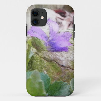 Purple Violet In The Rock Garden iPhone 11 Case