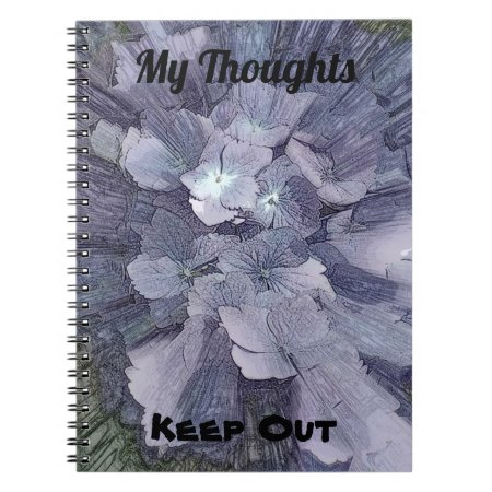 Purple Violet Journal With Custom Messages