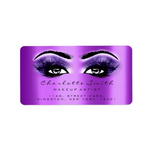 Purple Violet Makeup Lashes Stylst Beauty RSVP Label
