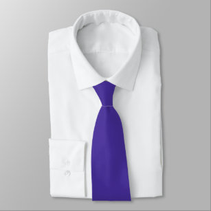 Purple, Violet, Plum Solid Neck Tie