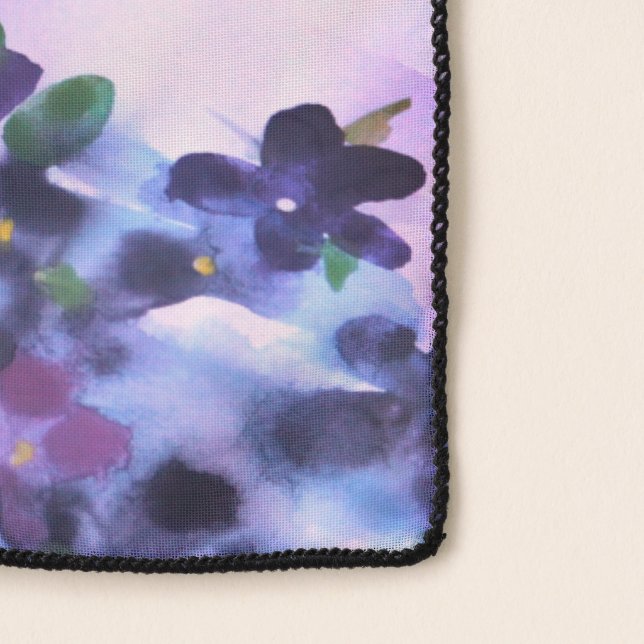 Purple Violet Scarf (Detail)
