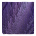 Purple Violet Tartan Feather Pattern Bandana at Zazzle
