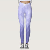 Modern Purple Triangle Pattern Leggings