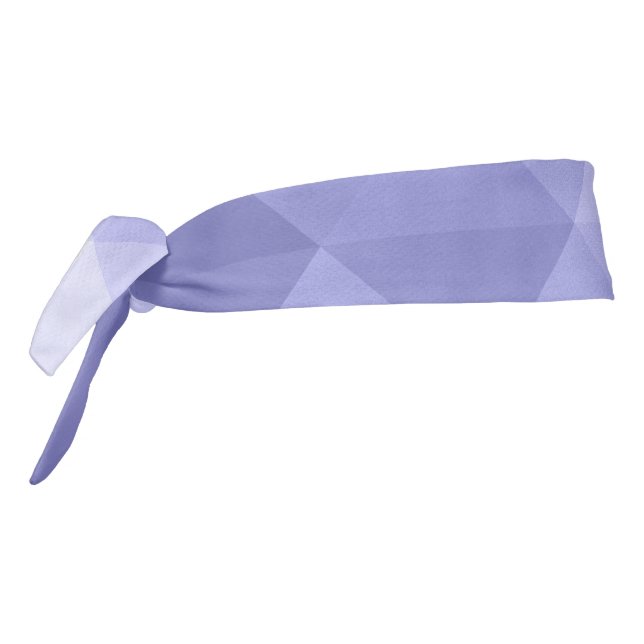 Purple violet triangle geometric squares tie headband (Rotate 270)