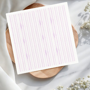 Purple   Violet Watercolor Striped Napkins