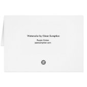 Purple Violets (Back Horizontal)