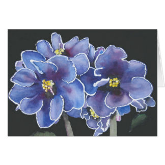 Purple Violets Cards