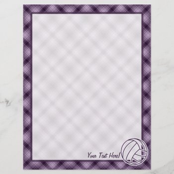 Purple Volleyball by SportsWare at Zazzle