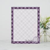 Purple Volleyball (Standing Front)