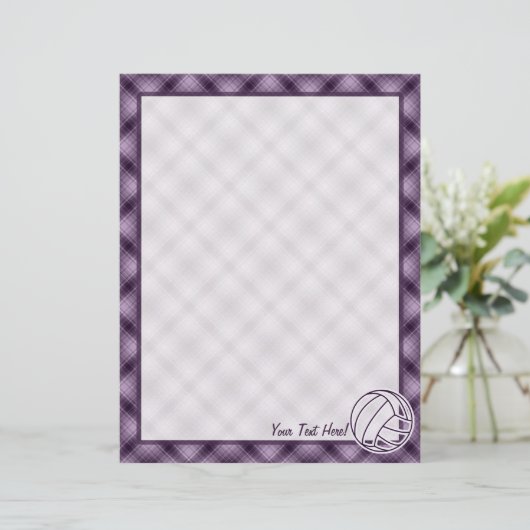 Purple Volleyball (Standing Front)