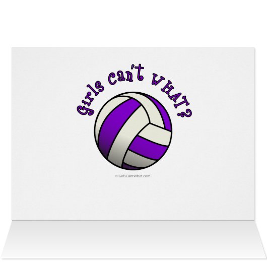Purple Volleyball (Inside Horizontal (Top))