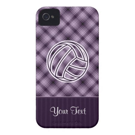 Purple Volleyball Case-mate Iphone 4 Case