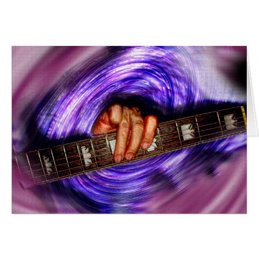 Purple Vortex Guitar Grip (Front Horizontal)