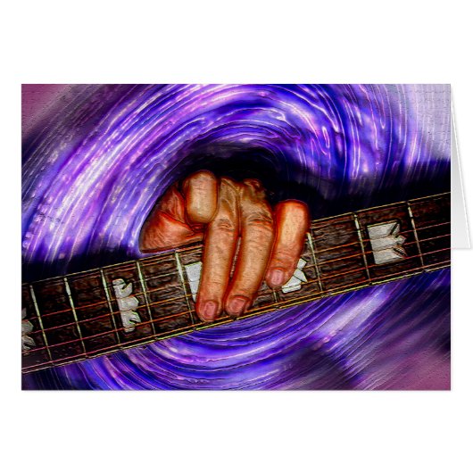 Purple Vortex Guitar Grip Cards (Front Horizontal)