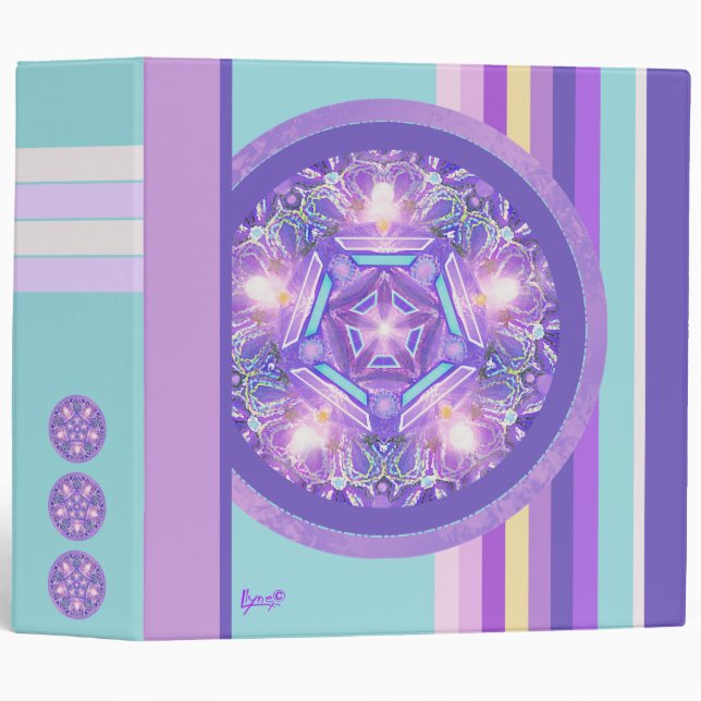 Purple W1 3 Ring Binder (Front/Spine)