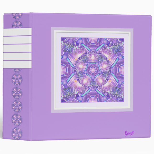 Purple W1 3 Ring Binder (Front/Spine)