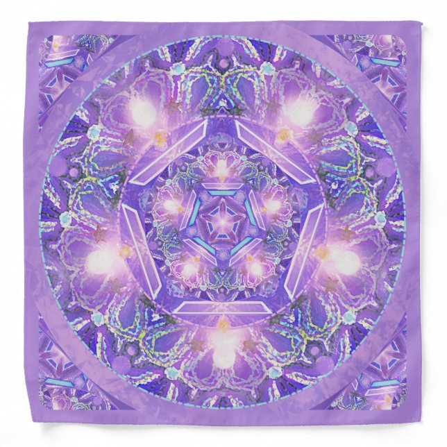 Purple W1 Bandana (Front)
