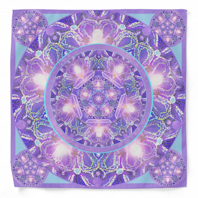 Purple W1 Bandana (Front)