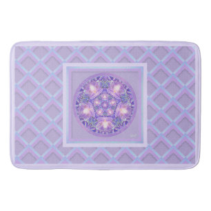 Purple W1 Bath Mat
