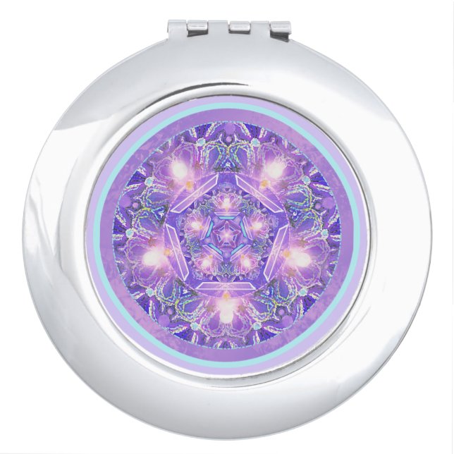 Purple W1 Compact Mirror (Front)