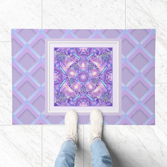 Purple W1 Doormat (Indoor)
