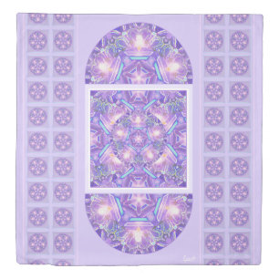 Purple W1 Duvet Cover