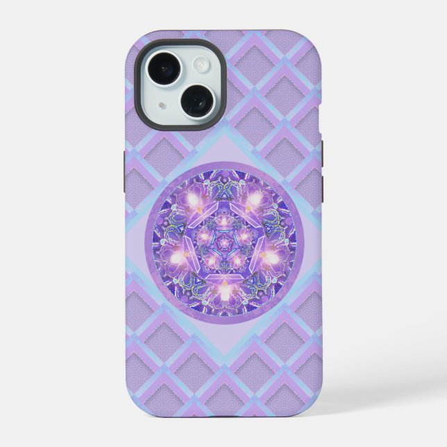 Purple W1 Iphone Case (Back)