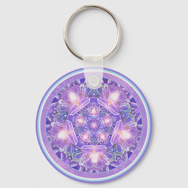 Purple W1 Keychain (Front)