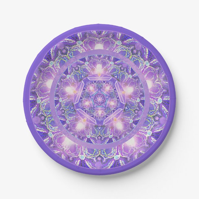 Purple W1 Paper Plates (Front)