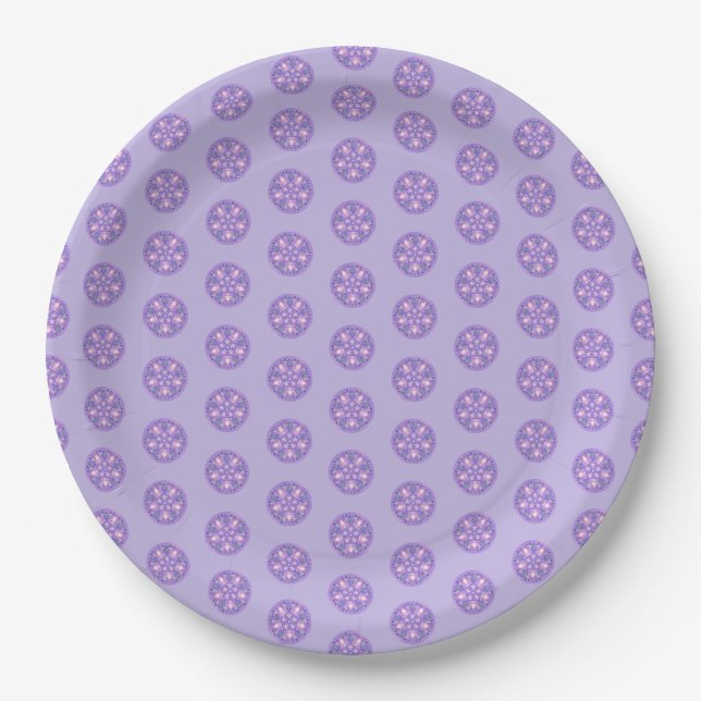 Purple W1 Paper Plates (Front)