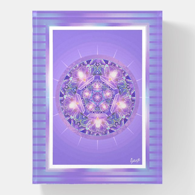 Purple W1 Paperweight (Vertical)