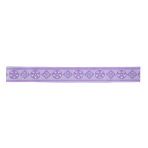 Purple W1 Satin Ribbon