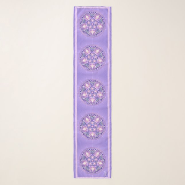 Purple W1 Scarf (Front)